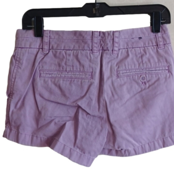 J.CREW lavender colored Chino shorts by Size 0. Great Summer  shorts! - Picture 3 of 7